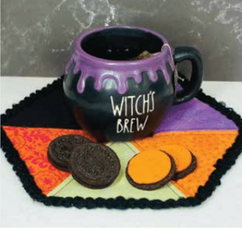 Simple Halloween Mug Rug Project