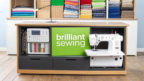 A Crafter's How-To Guide: Baby Lock Brilliant Sewing Machine with Arrow Alice Cabinet