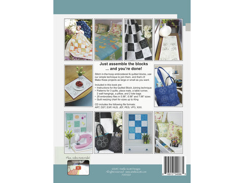 Amelie Scott Designs Build-A-Quilt On Your Embroidery Machine Book & Designs