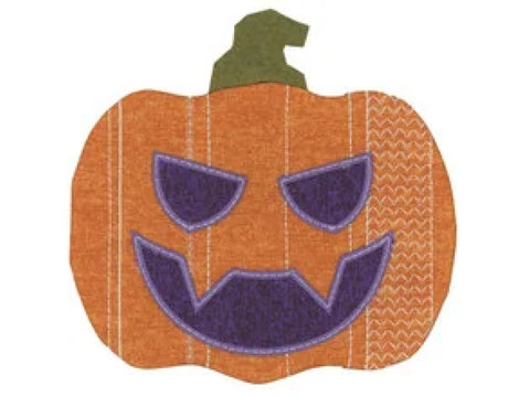 OESD Pumpkin Patch Mug Rugs Machine Embroidery CD