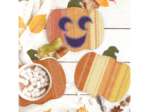 OESD Pumpkin Patch Mug Rugs Machine Embroidery CD