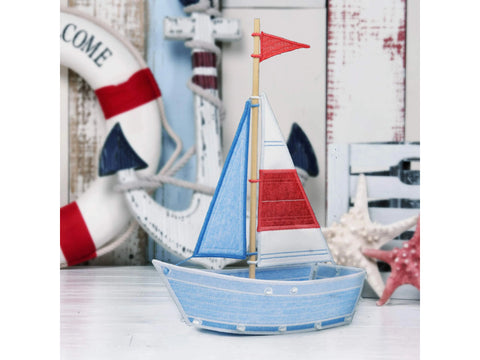 OESD Freestanding Sailboat by Scissortail Stitches