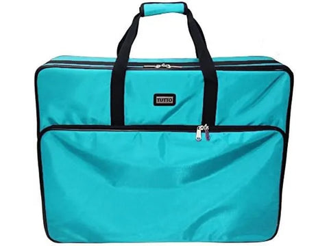 Tutto 28" Embroidery Project Bag - XL - Teal