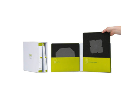 AccuQuilt Qube Companion Corners 12" set with dies, mat, and instructional DVD.