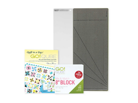 Ready. Set. GO! Big® Ultimate Fabric Cutting System – 8" GO! Qube Block