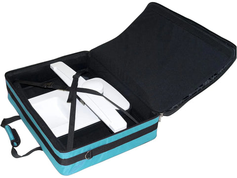 Tutto 26" Embroidery Project Bag - Large - Turquoise