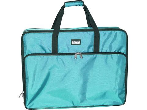 Tutto 26" Embroidery Project Bag - Large - Turquoise