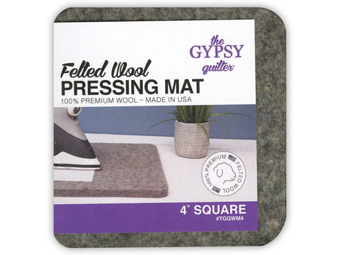 The Gypsy Quilter Wool Pressing Mat - 4" x 4"