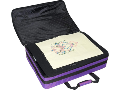 Tutto 28" Embroidery Project Bag - XL - Purple
