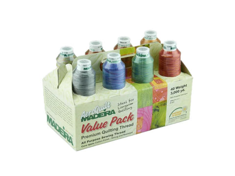 Madeira Aeroquilt Variegated 8 Cone Value Pack