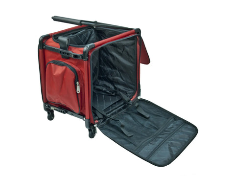Tutto 17" Serger on Wheels Trolley - Small - Red