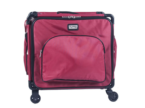 Tutto 17" Serger on Wheels Trolley - Small - Red