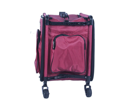 Tutto 17" Serger on Wheels Trolley - Small - Red