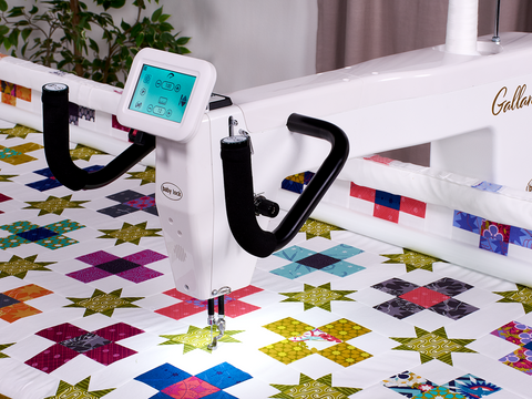 Baby Lock Gallant XL 18" Long Arm Quilting Machine and 8' Villa Frame