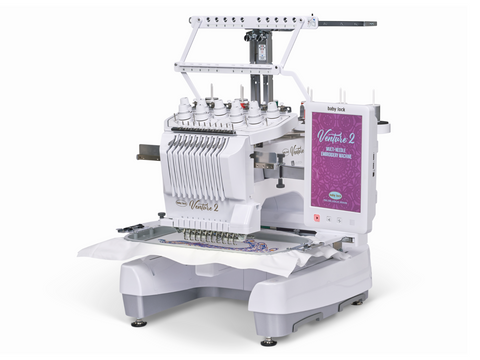 NEW! Baby Lock Venture 2 10-Needle Free Arm Embroidery Machine