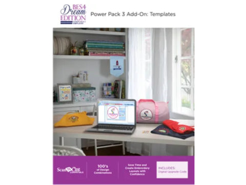 Brother BES 4 Power Pack 3: Templates Embroidery and Lettering Software
