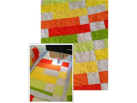 Amelie Scott Designs Edge To Edge Quilting on Your Embroidery Machine Book & Designs