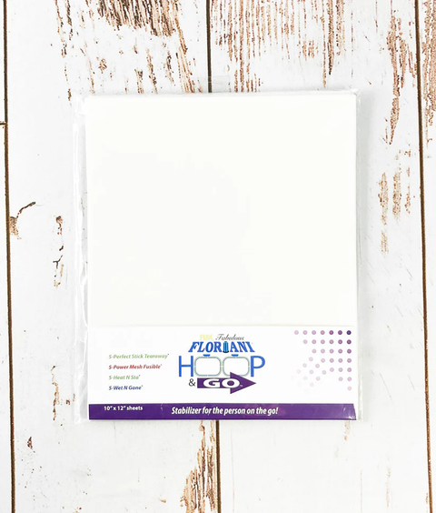 Floriani Hoop N Go - Multi 10" X 12" 20 Sheets