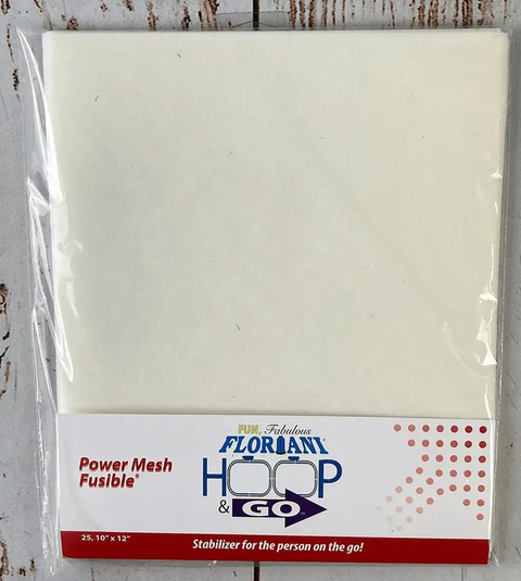 Floriani Hoop N Go - Power Mesh 10" X 12"