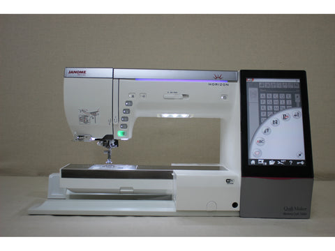 Janome Horizon Quilt Maker Memory Craft 15000 Sewing & Embroidery Machine -Pre-Owned