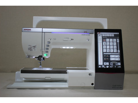 Janome Horizon Quilt Maker Memory Craft 15000 Sewing & Embroidery Machine -Pre-Owned