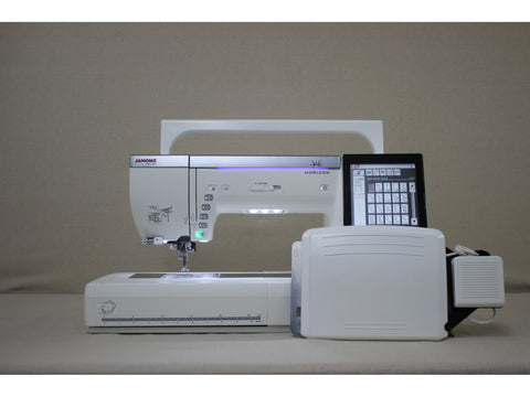 Janome Horizon Quilt Maker Memory Craft 15000 Sewing & Embroidery Machine -Pre-Owned