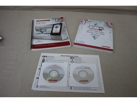 Janome Horizon Quilt Maker Memory Craft 15000 Sewing & Embroidery Machine -Pre-Owned