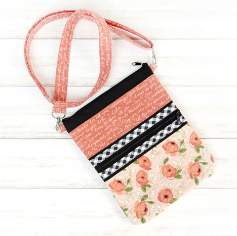 Caitlyn Tote with Zippity-Do-Done® Zipper - Black