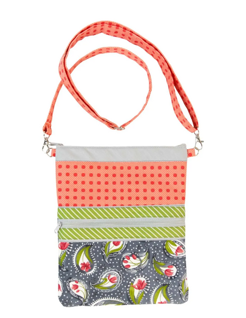 Caitlyn Tote with Zippity-Do-Done® Zipper - Gray
