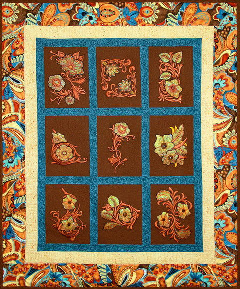 Purely Gates Mylar Western Flourish