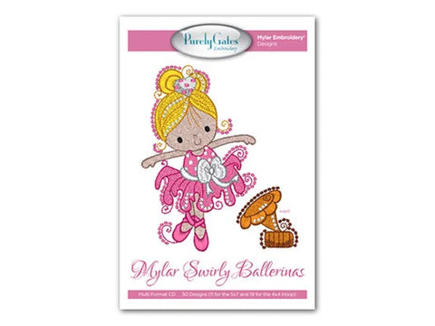 A white product cover features a blonde ballerina in a pink dress next to a gramophone.