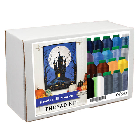 OESD Isacord Haunted Hill Mansion Tiling Scene Thread Kit