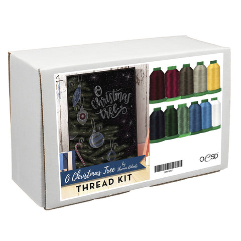 OESD Isacord O Christmas Tree Tiling Scene Thread Kit
