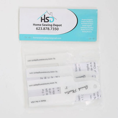 The Home Sewing Depot Quick Pleater Large 3 Pc