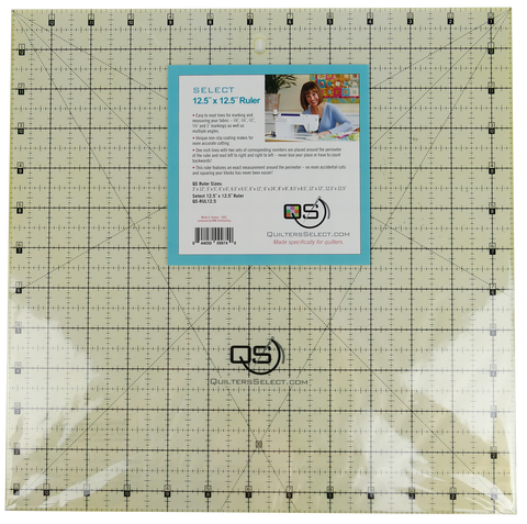 Quilters Select Non Slip Quilting Ruler - 12.5" x 12.5"