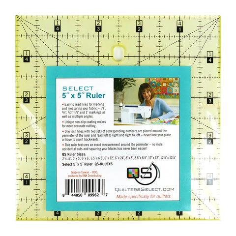 Quilters Select Non Slip Quilting Ruler - 5.5" x 5.5"