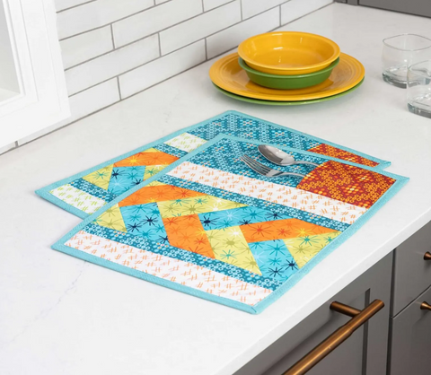 June Tailor Quilt As You Go Placemats Venice - 6pk