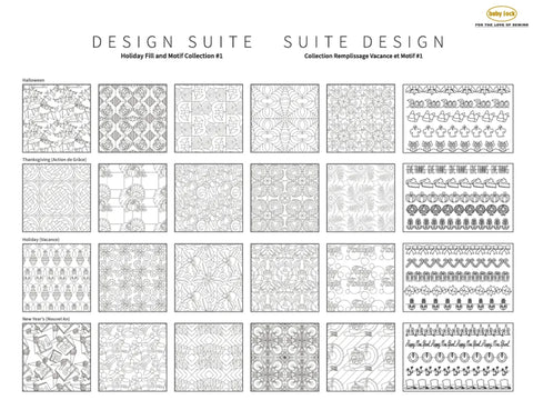 Baby Lock Design Suite Fills & Motifs Holiday Collection #1