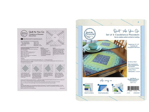 June Tailor Quilt As You Go Placemats Casablanca