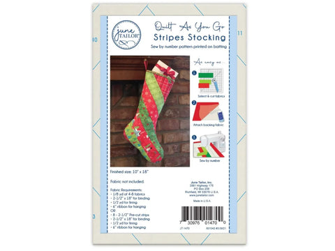 June Tailor Quilt As You Go Stocking