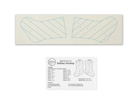 June Tailor Quilt As You Go Stocking