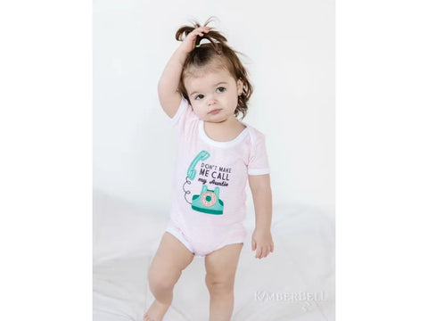 Kimberbell Baby Bodysuits Blank - Blushing Peach 6-9 Months