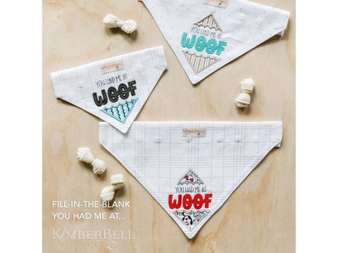 Kimberbell Pet Kerchief Blanks - Set of 2