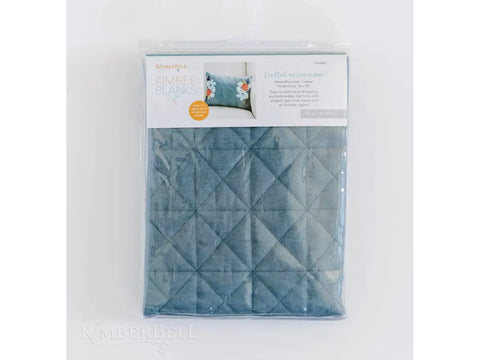 Kimberbell Quilted Pillow Cover Blank - Patriot Blue