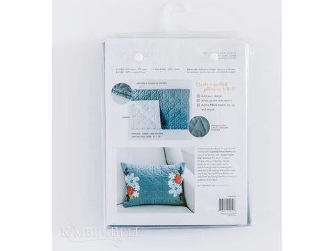 Kimberbell Quilted Pillow Cover Blank - Patriot Blue