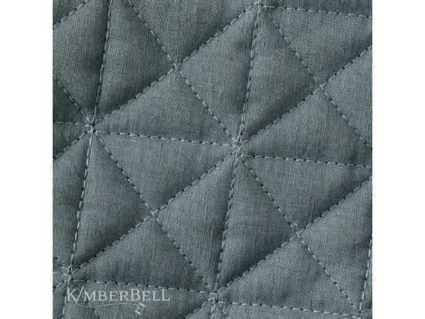 Kimberbell Quilted Pillow Cover Blank - Patriot Blue