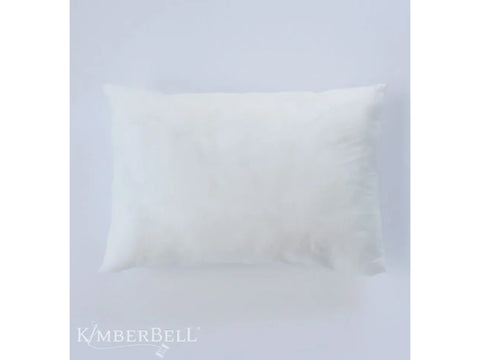 White rectangular pillow insert with a subtle "Kimberbell" logo in the bottom left corner.