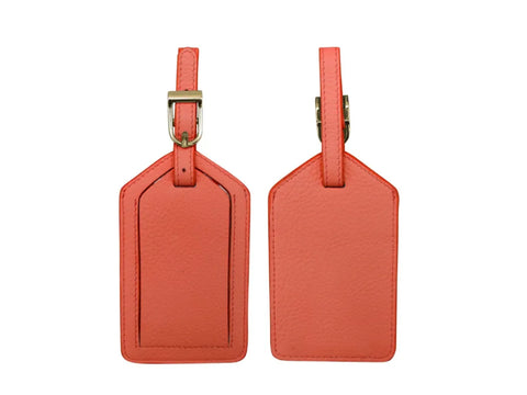 Luggage Tag Blanks - Choose Color - Coral