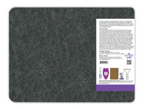 The Gypsy Quilter Wool Pressing Mat - 12" x 12"