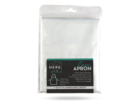 OESD Easy Apron Blank - White